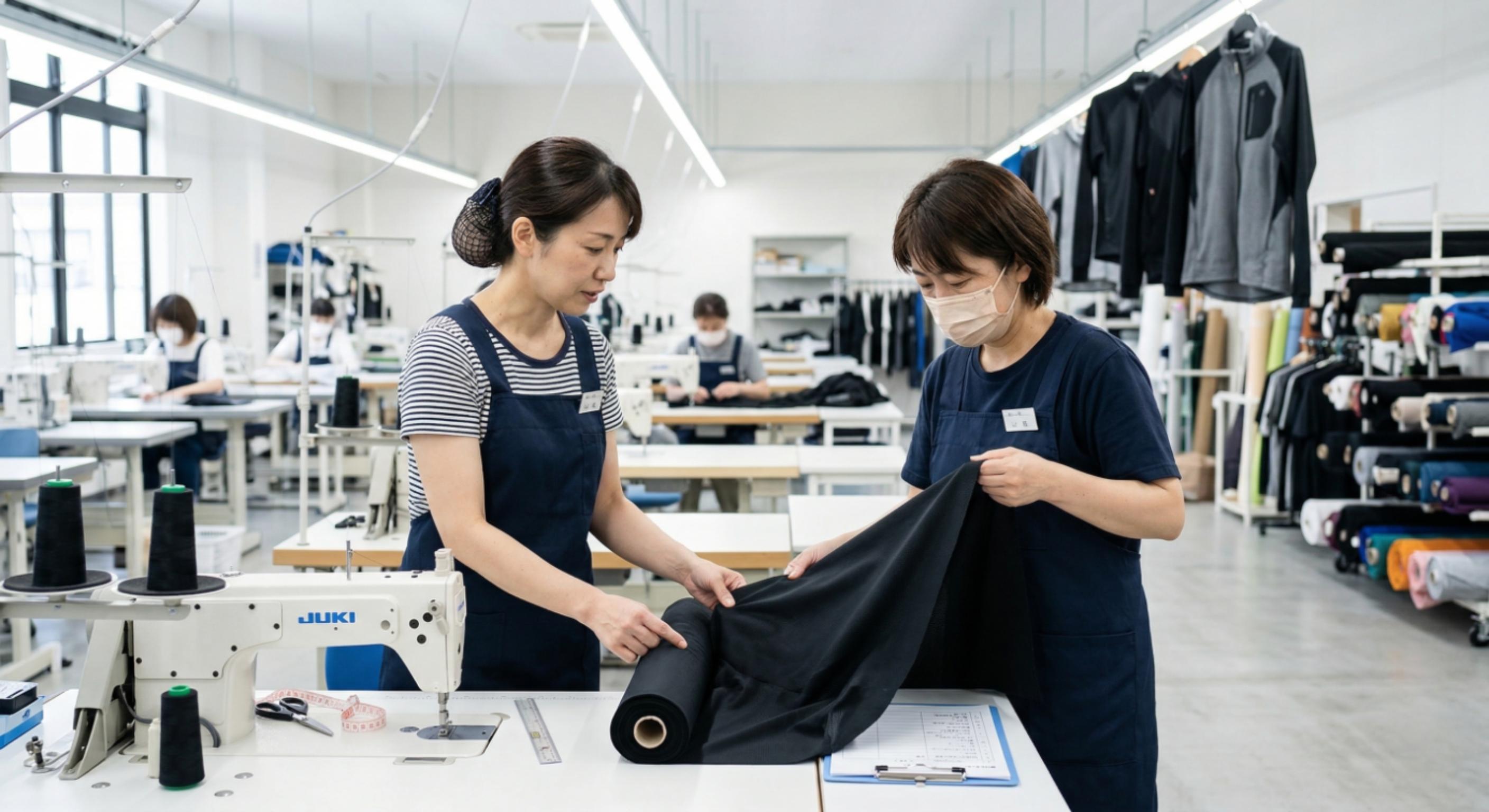 縫製工場での製造支援イメージ