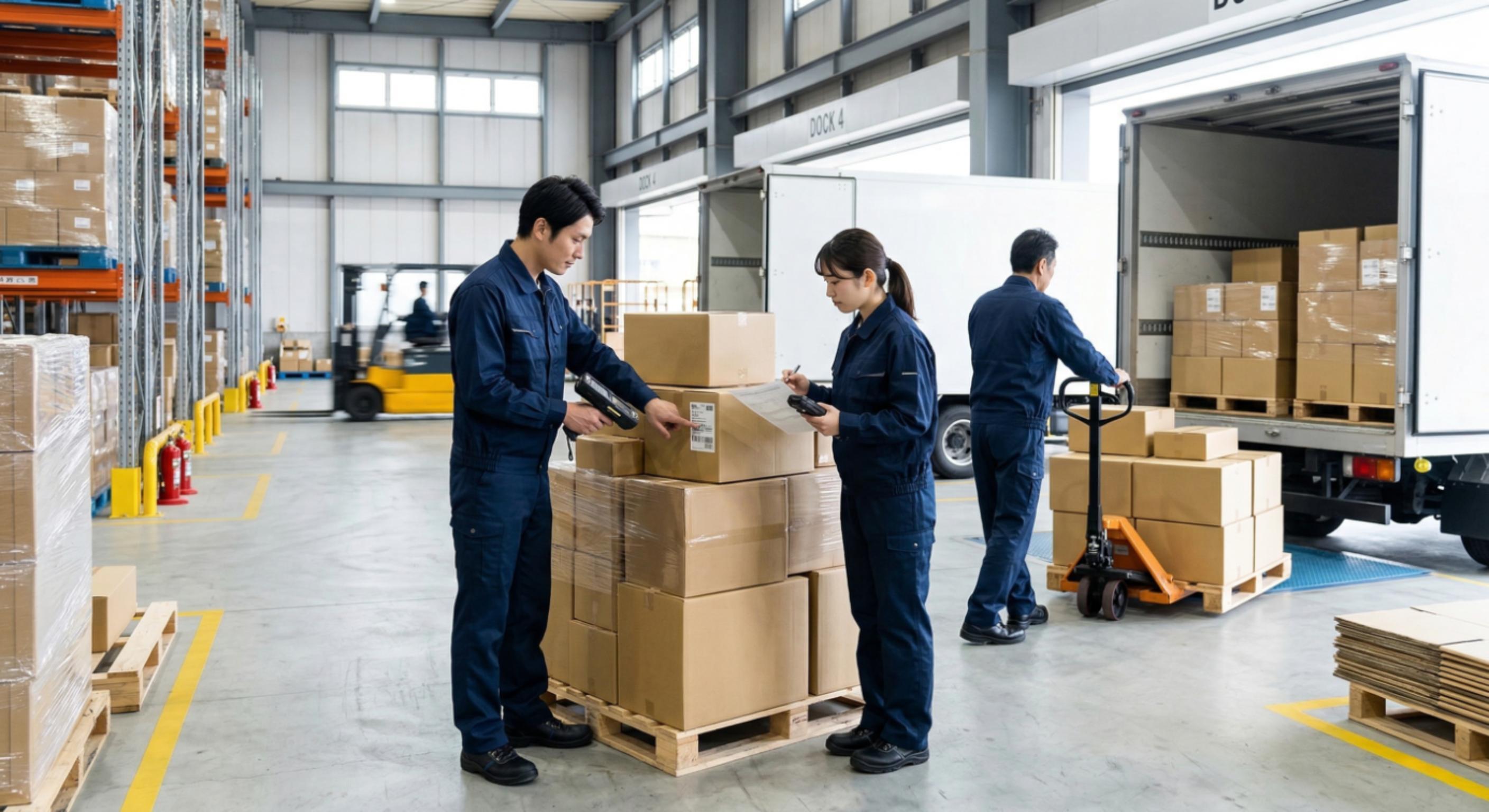 物流や納品支援のイメージ